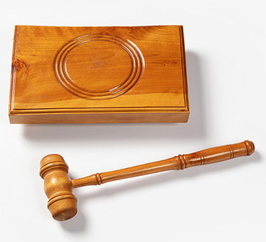 Gavel and pedestal for meetings of the New Korea Democratic Party (1985)
