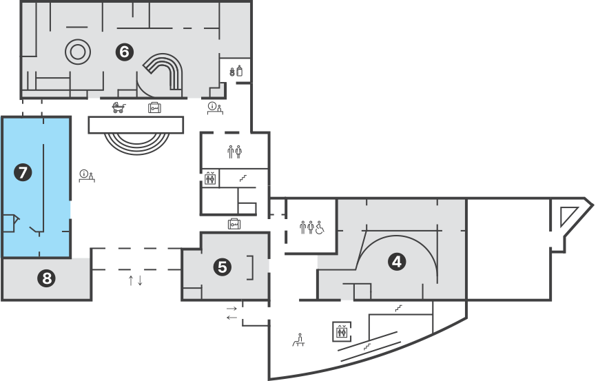 1층 - 7 기획전시실(인포데스트 뒷편에 위치)